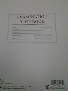 Examination Blue Book