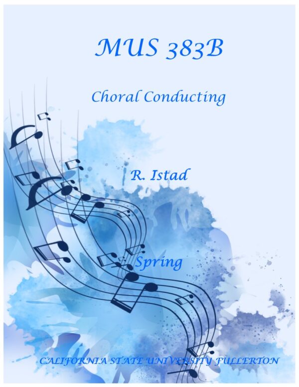 MUS 383B ISTAD SPRING 2025